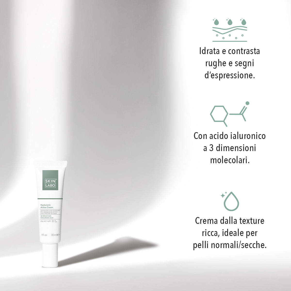 CREMA ACTIVA DE ÁCIDO HIALURÓNICO